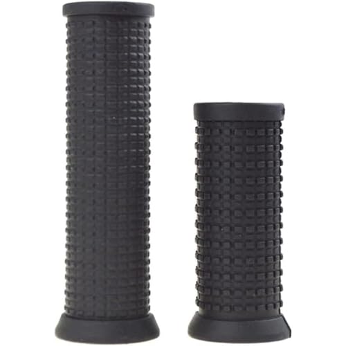 Bicycle Handlebar Grips Set - Long & Short, Shockproof Rubber
