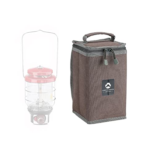 Camping Moon Lantern Storage Case T-8, T-9 11'' Height with Top Pocket - Suitable for Camping Lanterns