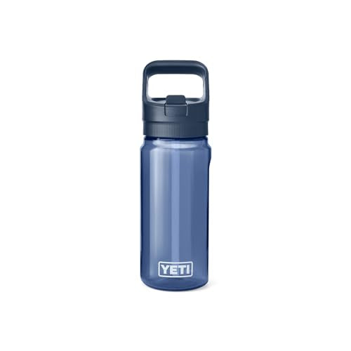 600 mL Yonder Water Bottle with Straw Cap - Navy