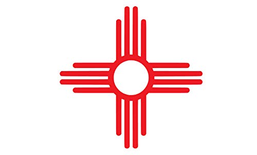New Mexico Flag Vinyl Decal Sticker - 5-Inch UV Resistant
