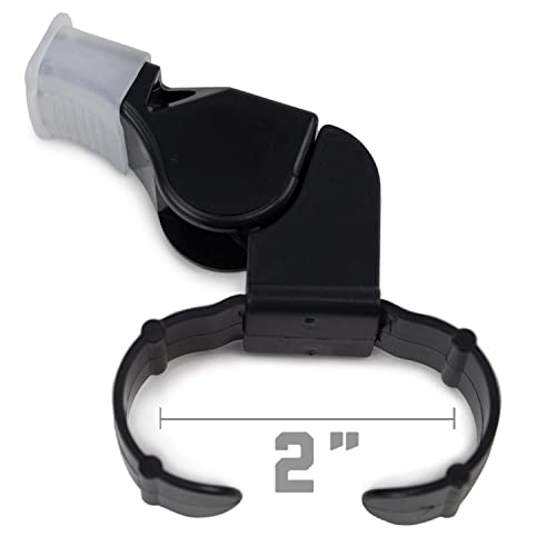 Pealess Finger Grip Whistle for Referees and Coaches - Weatherproof