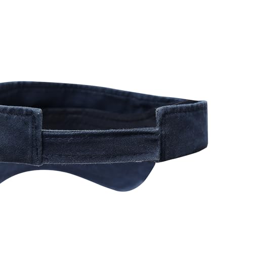 Navy Sports Sun Visor Hat for Outdoor Activities - 6 3/8