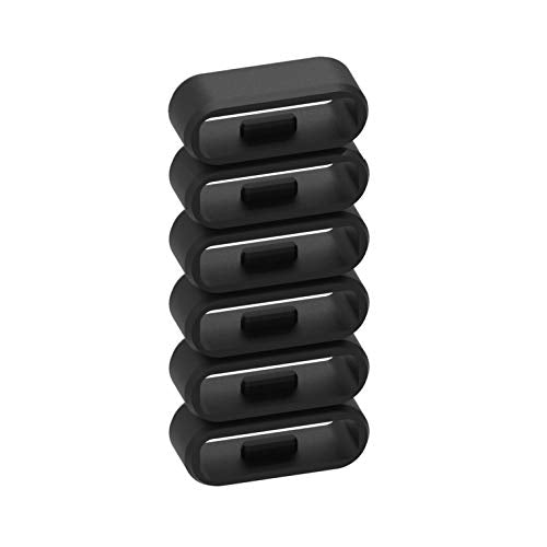 Silicone Fastener Ring for Garmin Watch Bands - 6 Pack