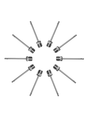 Metal Inflation Needles for Sports Ball Air Pumps - 10 Pack