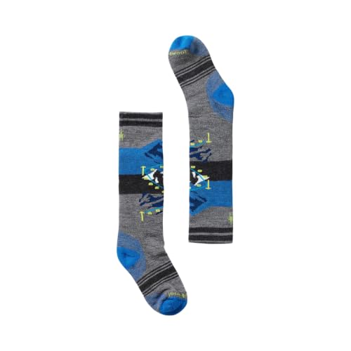 Smartwool Kids Wintersport Full Cushion Over-the-Calf Socks - Large/Gray