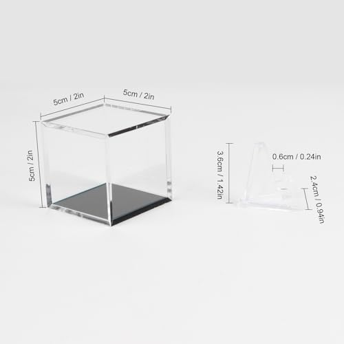 Acrylic Championship Ring Holder Box - Small 2x2x2in