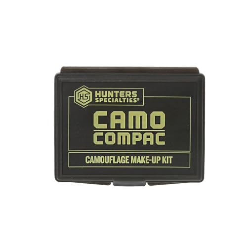 Camo Face Paint Makeup Kit - 3 Color Woodland Concealment with Mirror