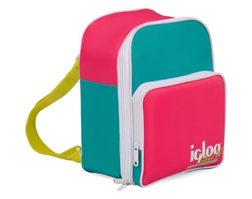 Igloo Retro 12-Can Convertible Backpack Cooler Jade - Insulated Cooler Bag