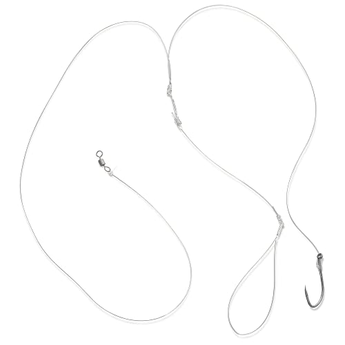 Blackfish Tautog Hook Rig - 3/0 BKK Hook, 60lb Mono - 1 Pack