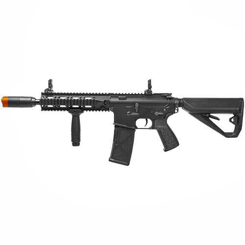 Electric Airsoft AEG Sport Starter Pack - 10" Polymer, Black
