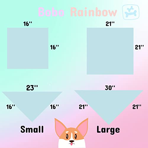 Easter Bunny Dog Bandana - Soft Cotton Pet Scarf for Small Dogs - Pink