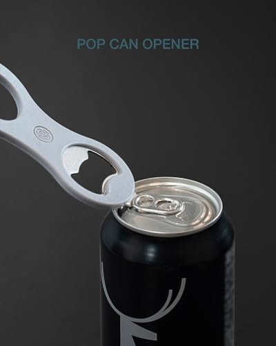 Magnetic Beer Bottle and Soda Can Opener with Cap Catcher for Refrigerator