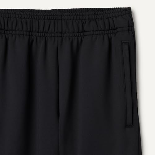 Amazon Essentials Boys' Athletic Performance Stretch Knit Jogger Track Pants - Large Black