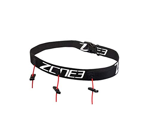 Kids Triathlon Race Number Belt with Gel Storage Loops