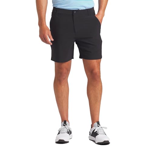 PUMA Men's 101 Solid Shorts 7 inch | Black 32W x 7L