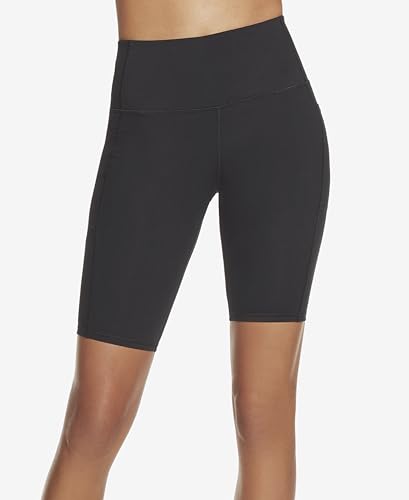 Skechers Women's High Waisted 10-inch Pickleball Shorts - Black, Small