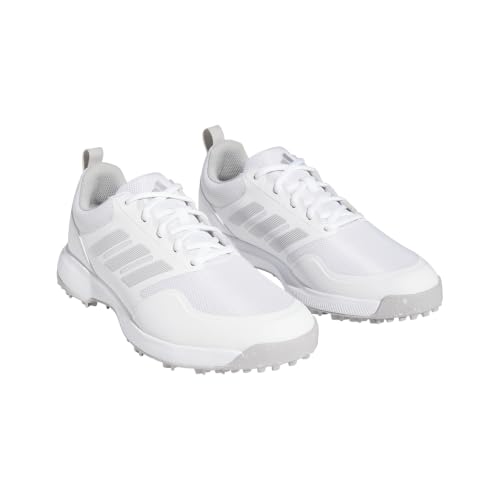 Women's Spikeless Golf Shoes - White/Grey Two/Silver Metallic