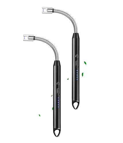 Flameless Electric Candle Lighter - 360° Flexible Neck, USB Rechargeable
