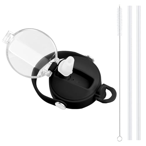 SENDESTAR Black Spout Lid for Hydroflask Wide Mouth Water Bottles - Fits 18oz-73oz
