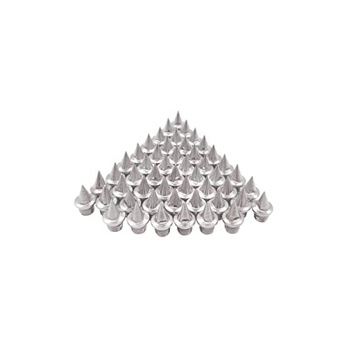 50pcs 1/4 Inch Steel Track & Cross Country Spikes with Wrench