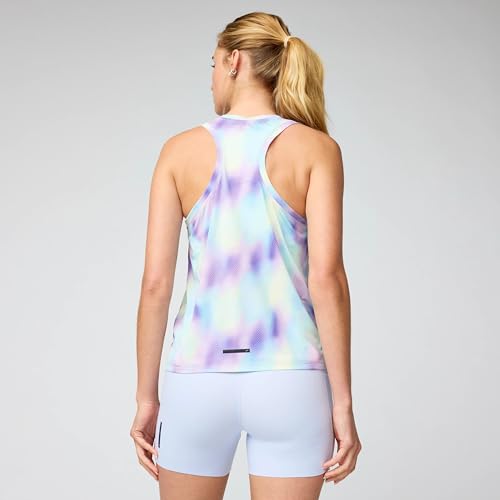 Brooks Dash Tank for Women UPF 20+ Stretch Running Tank Top – Large (Euphoryc Halogen)