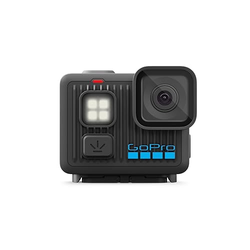 Waterproof 4K Action Camera with Built-in Light & Stabilization