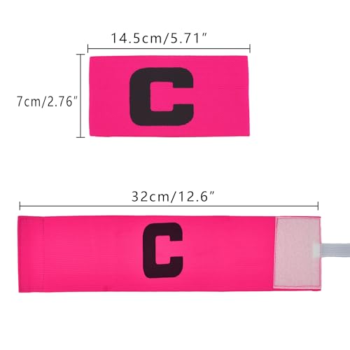 Soccer Captain's Armbands - 3 Pack Pink for Adults & Youth
