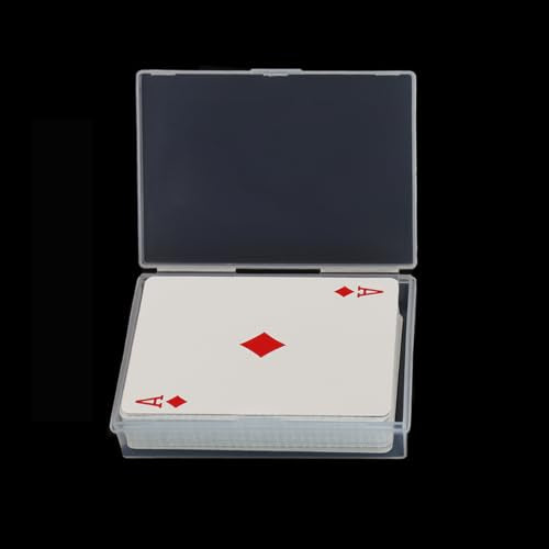 Plastic Playing Card Case Set - 3Pcs Poker Size Organizer