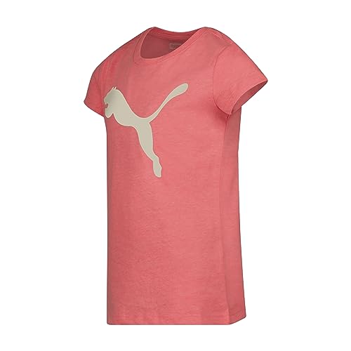 Puma Girls Core Logo Pink T-Shirt 6X Ignite Crewneck Lightweight Tee