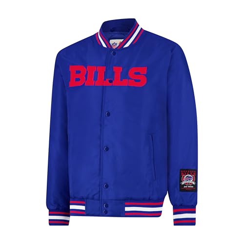 Buffalo Bills Satin Jacket - Official NFL Team Apparel - Large