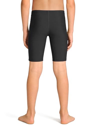 Boys Swim Jammers - Competitive Swim Trunks, 5-6 Years - Black