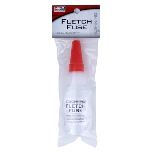 Fletch Fuse Instant Glue for Vanes, Feathers & Nocks - 1/2 oz