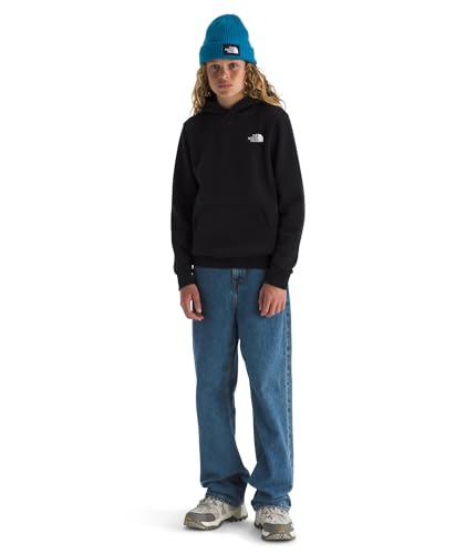 Kids' Logo Box Logo NSE Pullover Hoodie - Large / Tnf Black