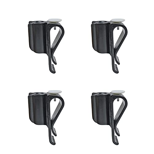 Durable Golf Putter Clip Holder - 4 Pack Black Organizer