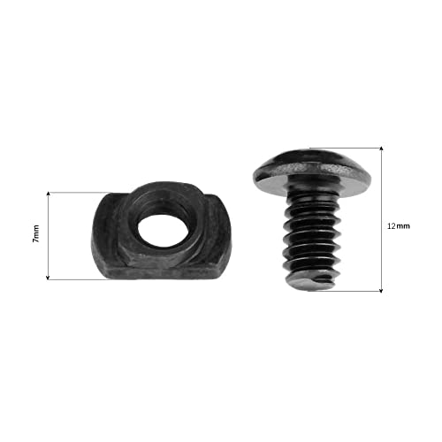 M-LOK T-Nut Replacement Screw Set - 12mm Screws & Nuts