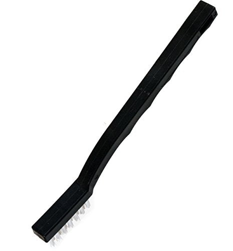 7-Inch Utility Detail Cleaning Brush with Durable Nylon Bristles - Black