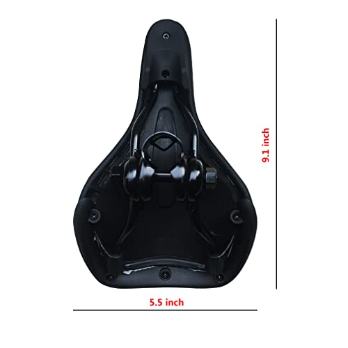 Soeenaper Kids Bike Saddle Black for 14-24 Inch Child Bicycles - Comfortable & Easy to Install