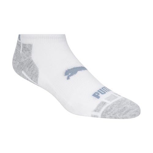 PUMA Kids' 10 Pack Low Cut Socks Peach 9-11 Active Children's Socks