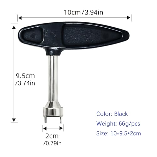 Golf Spike Removal Tool - 2-Pin Cleat Wrench, Type 2