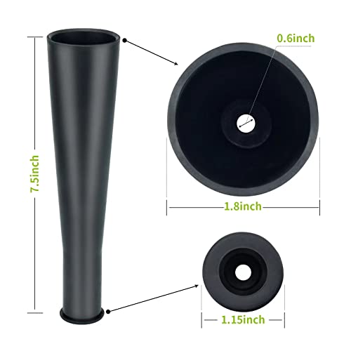 Eastgoing Baseball & Softball Batting Tee Topper Replacement Rubber Cup - 5 Pieces