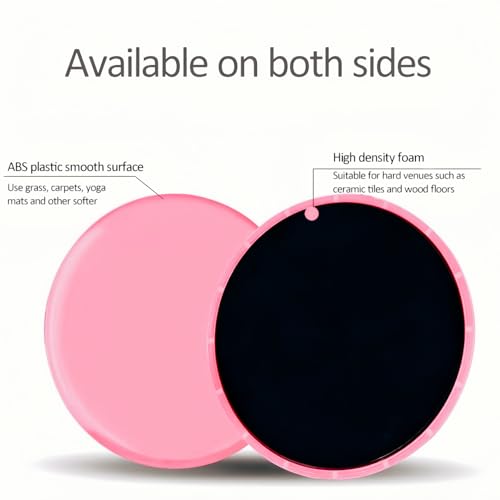 Sliding Core Discs - Dual-Sided Workout Sliders for Carpet & Hardwood - Green
