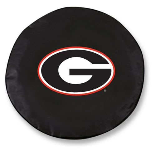 Georgia Bulldogs Tire Cover - Size Z - 33"x12.5" Black Vinyl