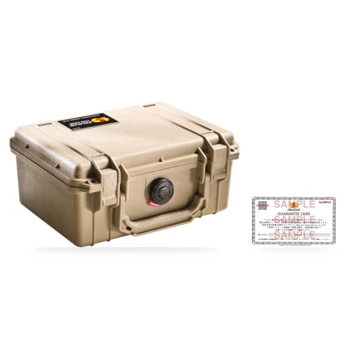Pelican 1120 Hard Case With Foam - Desert Tan, Waterproof & Crushproof