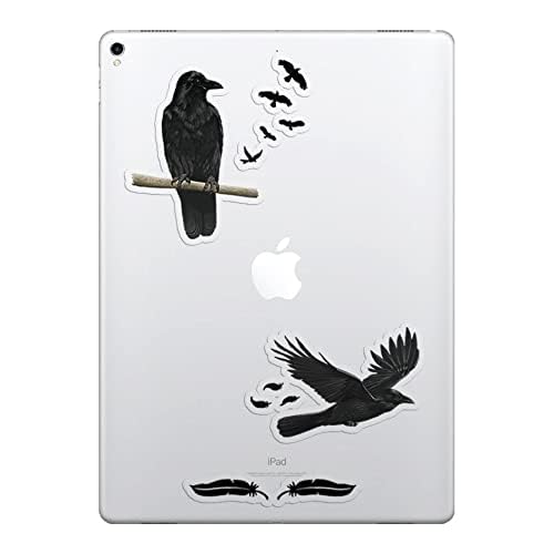 WIRESTER Decal Vinyl Wall Stickers Decoration for Home Office Living Room Wall Bathroom, Ravens Crows