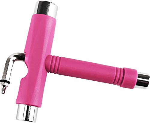 Pink T-Tool Skateboard Tool - All-in-One Multi-Functional