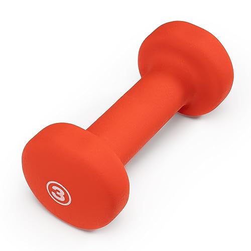 3lb Neoprene Dumbbell - Strawberry Color - Single Weight for Home Gym