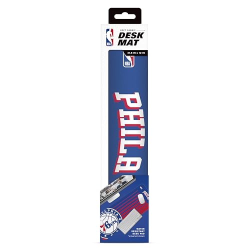 NBA Multifunctional Desk Mat - 31.5"x12" Non-Slip, Water-Resistant
