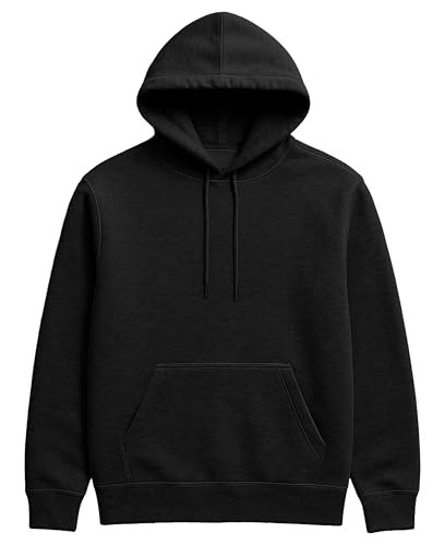 Andrew Scott Black Medium Unisex Cotton Hoodie with Fleece - Multi Pack