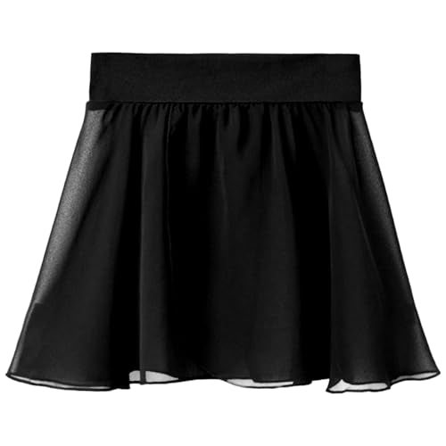 Girls Ballet Dance Skirt - Elastic Chiffon Wrap for 4-6 Years