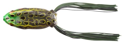 Topwater Bass Fishing Frog Lure with Weedless Hooks - Bullfrog